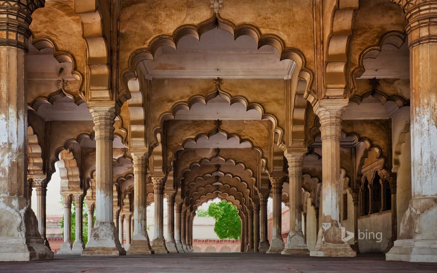 Agra Fort in Agra, Uttar Pradesh, India