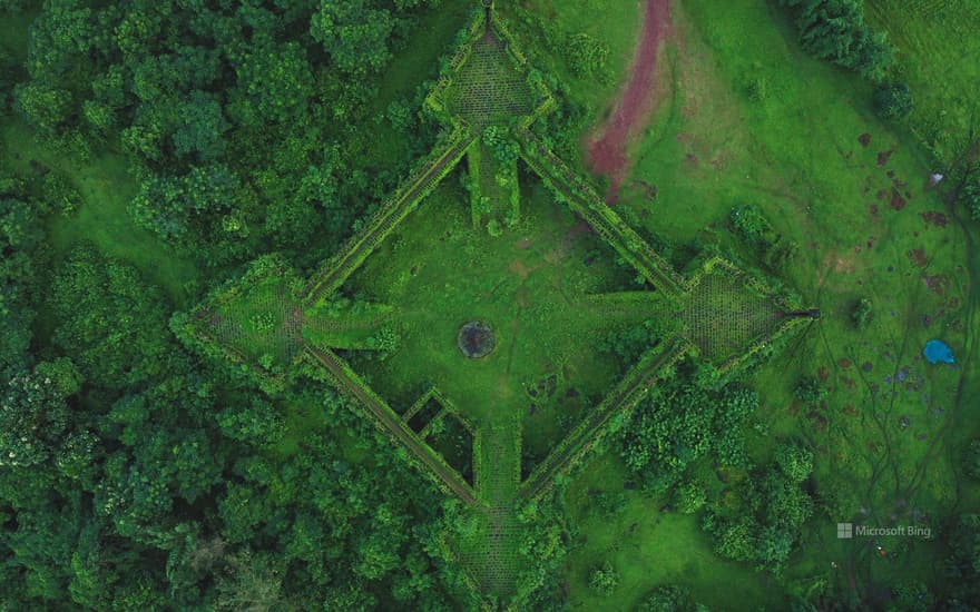 Corjuem Fort in Goa, India