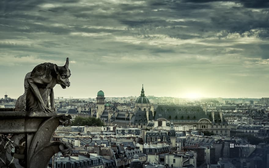 Chimera of Notre-Dame de Paris, France