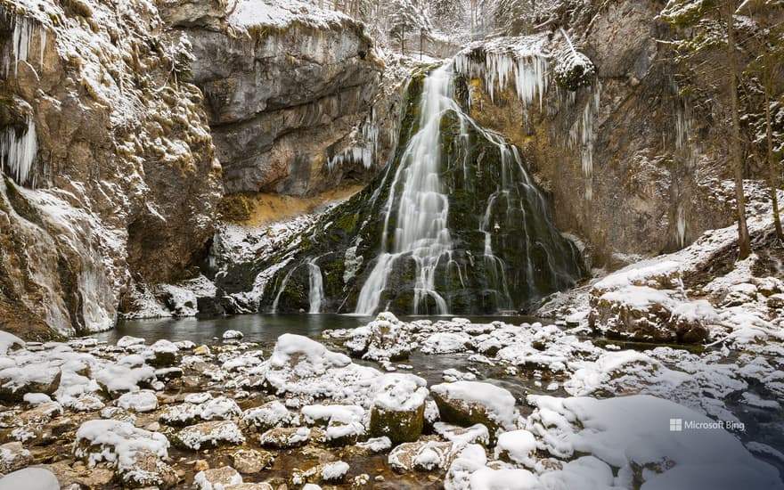 Gollinger Waterfalls, Tennengau, Salzburg, Austria