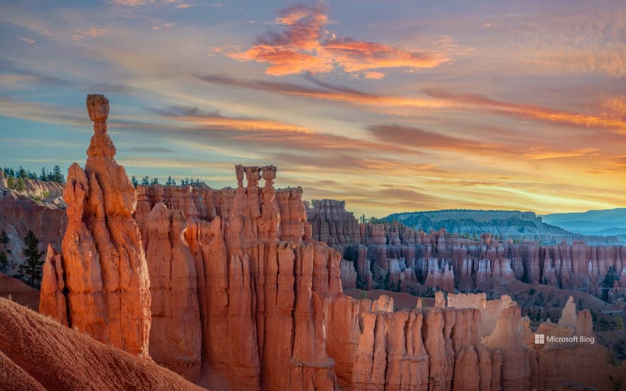 Hoodoos, Sunset Point, Bryce Canyon National Park, Utah, USA