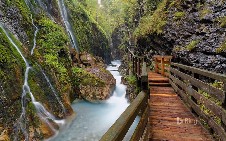 Wimbachklamm, Ramsau, Bavaria, Germany