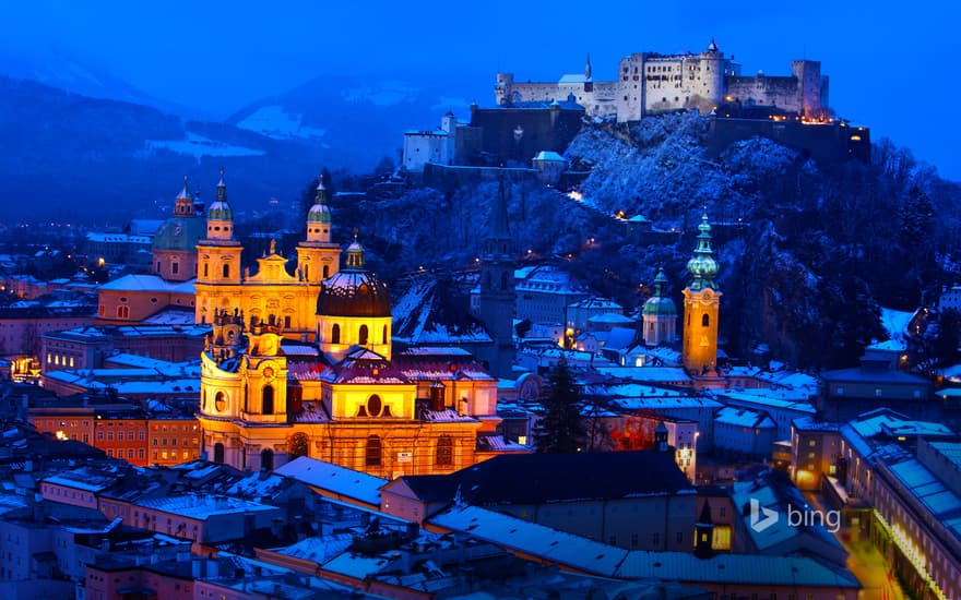 Old Town in Salzburg, Austria