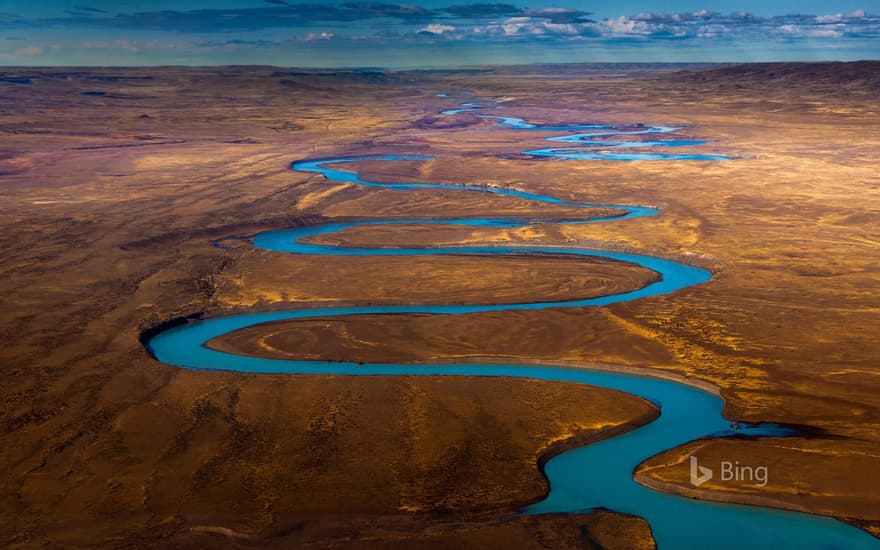 Santa Cruz River, Patagonia, Argentina