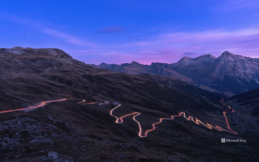 Splügen Pass, Graubunden, Switzerland