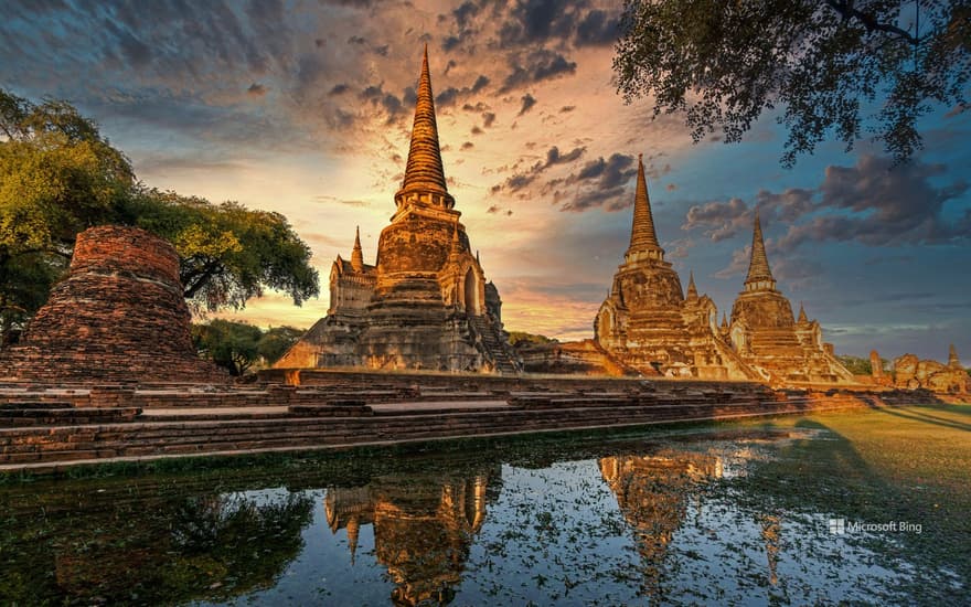 Wat Phra Si Sanphet, Ayutthaya, Thailand